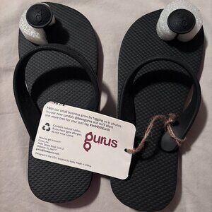 Guru shoes - flip-flops  black Size 6